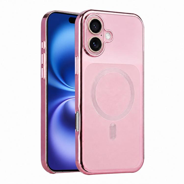 For iPhone 16 Flowing Gold Phantom Magnetic Shockproof Phone Case