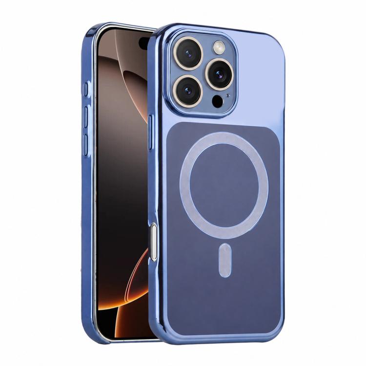 For iPhone 16 Pro Flowing Gold Phantom Magnetic Shockproof Phone Case