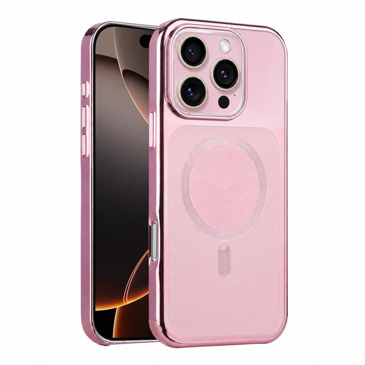 For iPhone 16 Pro Flowing Gold Phantom Magnetic Shockproof Phone Case