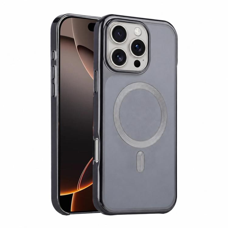 For iPhone 16 Pro Max Flowing Gold Phantom Magnetic Shockproof Phone Case