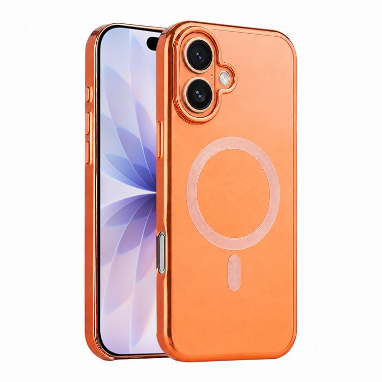 For iPhone 17 Flowing Gold Phantom Magnetic Shockproof Phone Case