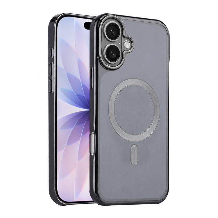 For iPhone 17 Flowing Gold Phantom Magnetic Shockproof Phone Case