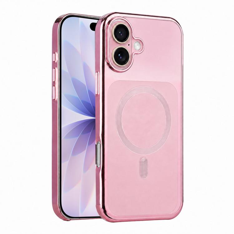For iPhone 17 Flowing Gold Phantom Magnetic Shockproof Phone Case