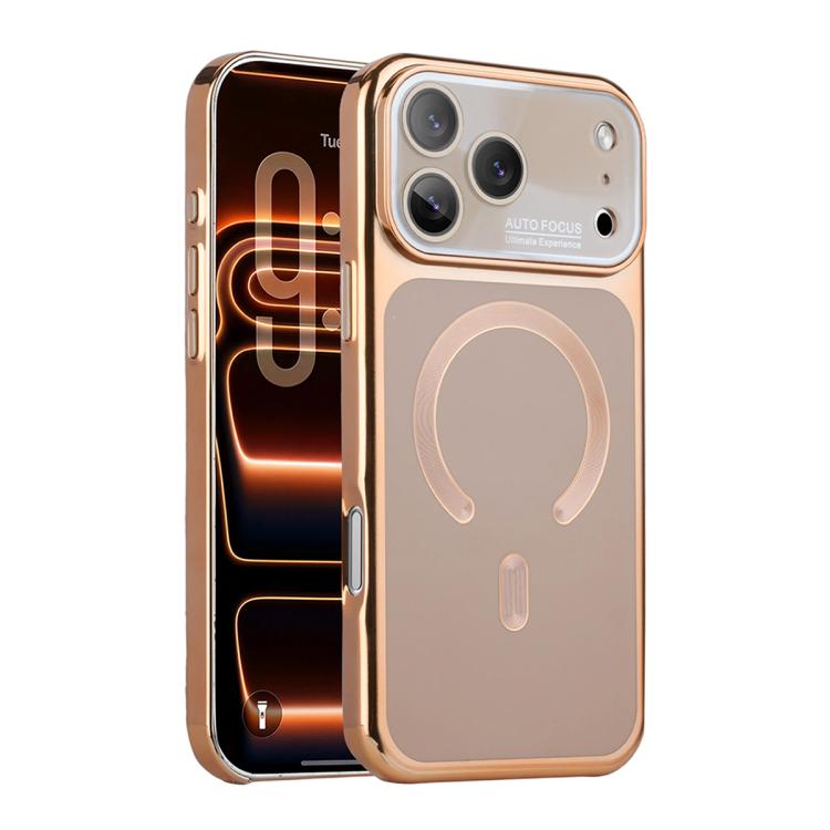 For iPhone 17 Pro Flowing Gold Phantom Magnetic Shockproof Phone Case