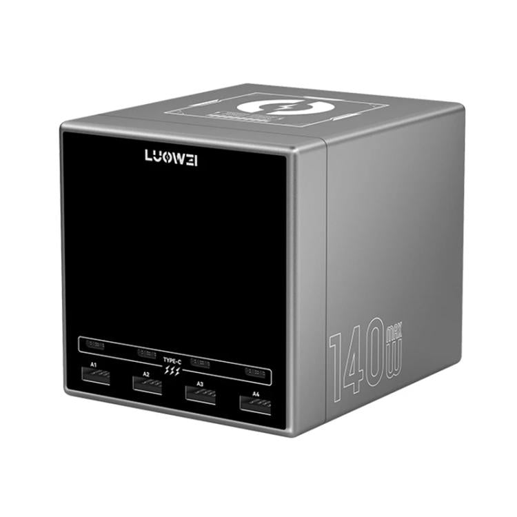 LUOWEI LW-U1 140W Raptor 8-Ports USB & Type-C Charger Station with Wireless Charging, Plug:EU Plug