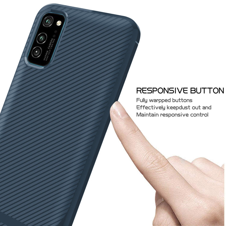 For Huawei P40 Pro Carbon Fiber Texture Shockproof TPU Protective Case