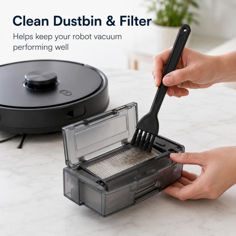 Robot Vacuum Cleaner Universal Cleaning Tool, Specification:Black Brush