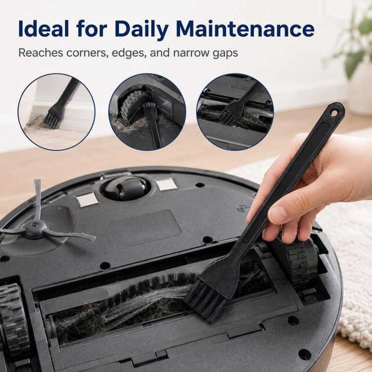 Robot Vacuum Cleaner Universal Cleaning Tool, Specification:Black Brush