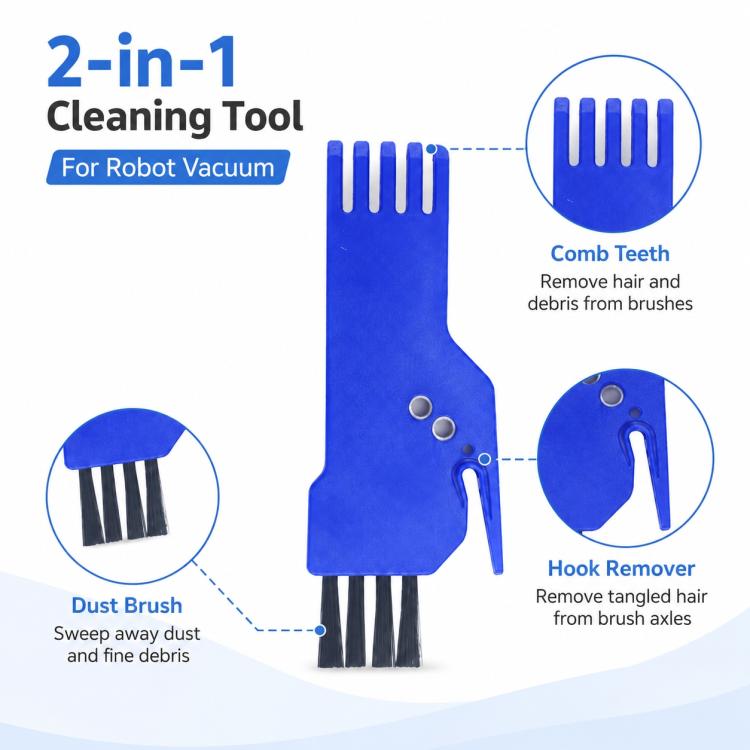 Robot Vacuum Cleaner Universal Cleaning Tool, Specification:Blue Brush