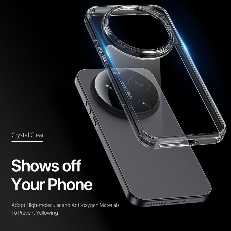 For Xiaomi 17 Ultra DUX DUCIS Clin Series PC + TPU Phone Case - Transparent