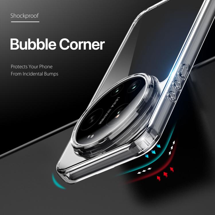 For Xiaomi 17 Ultra DUX DUCIS Clin Series PC + TPU Phone Case - Transparent