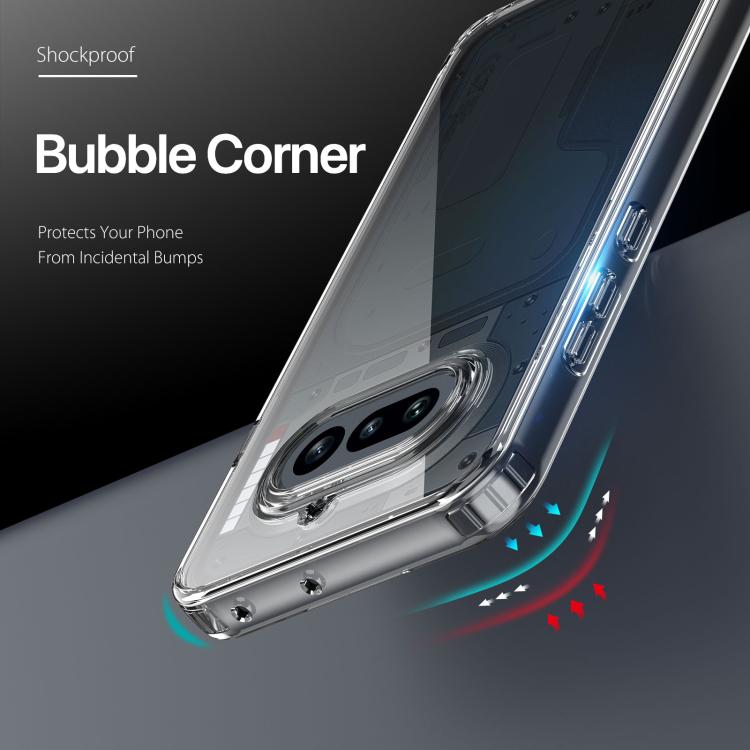 For Nothing Phone 4a DUX DUCIS Clin Series PC + TPU Phone Case - Transparent