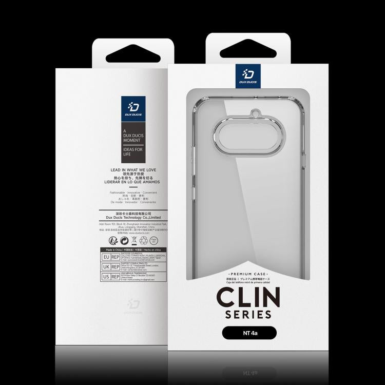 For Nothing Phone 4a DUX DUCIS Clin Series PC + TPU Phone Case - Transparent
