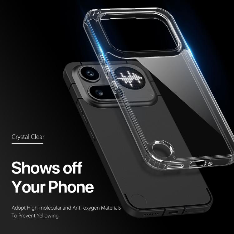 For Nothing Phone 4a Pro DUX DUCIS Clin Series PC + TPU Phone Case - Transparent