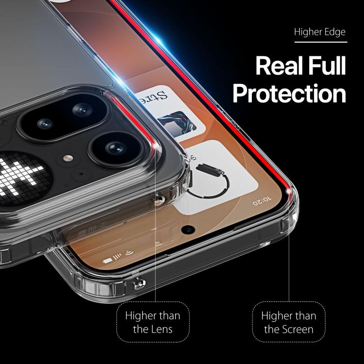 For Nothing Phone 4a Pro DUX DUCIS Clin Series PC + TPU Phone Case - Transparent