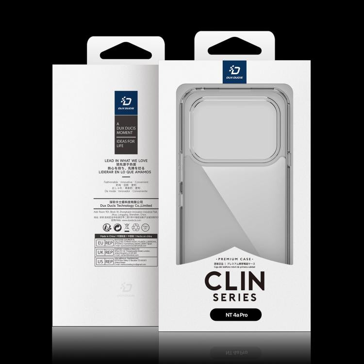 For Nothing Phone 4a Pro DUX DUCIS Clin Series PC + TPU Phone Case - Transparent