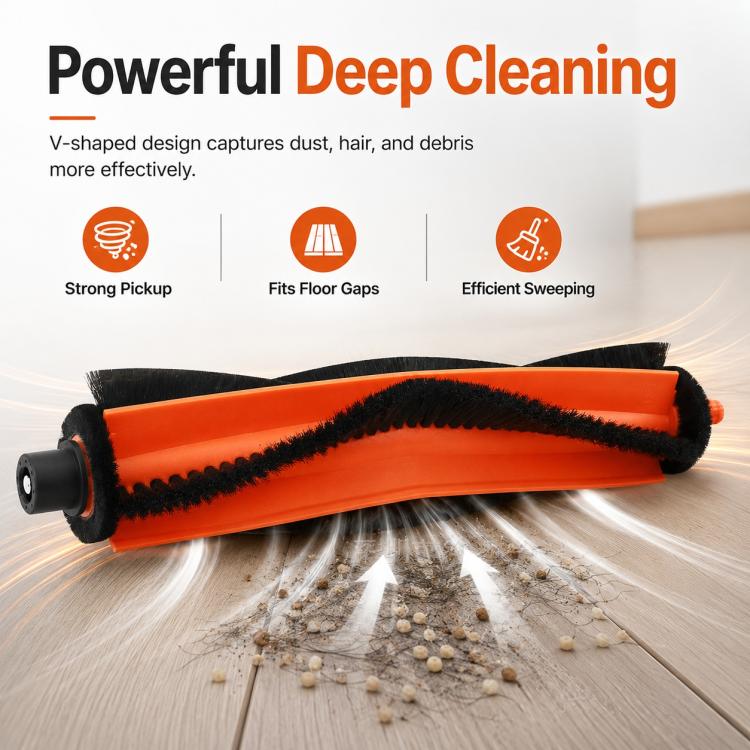 Replacement Accessories for Xiaomi Mijia 5C OV42CN Robot Vacuum Cleaner, Specification:Main Brush