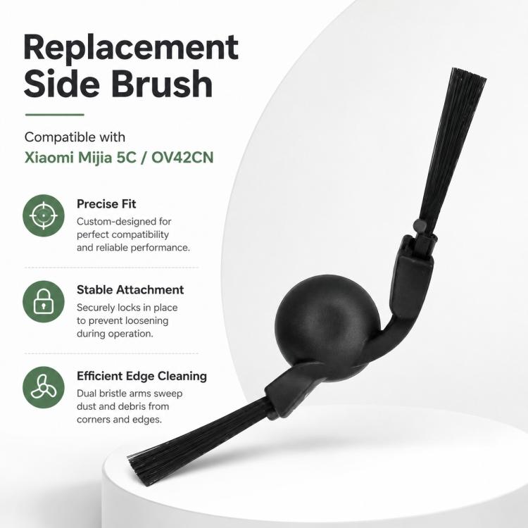 Replacement Accessories for Xiaomi Mijia 5C OV42CN Robot Vacuum Cleaner, Specification:Side Brush