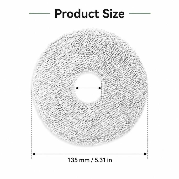 Replacement Accessories for Xiaomi Mijia 5C OV42CN Robot Vacuum Cleaner, Specification:Fine Mop Pad