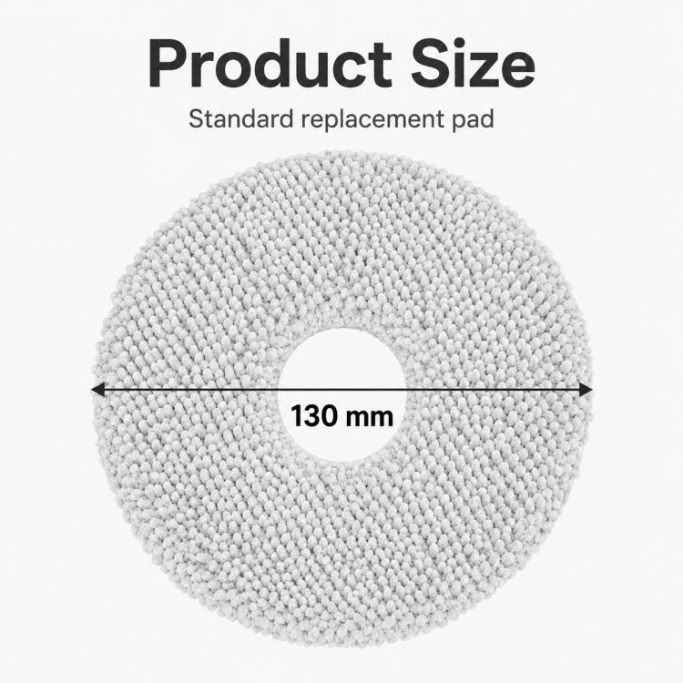 Replacement Accessories for Xiaomi Mijia 5C OV42CN Robot Vacuum Cleaner, Specification:Thick Stripe Mop Pad