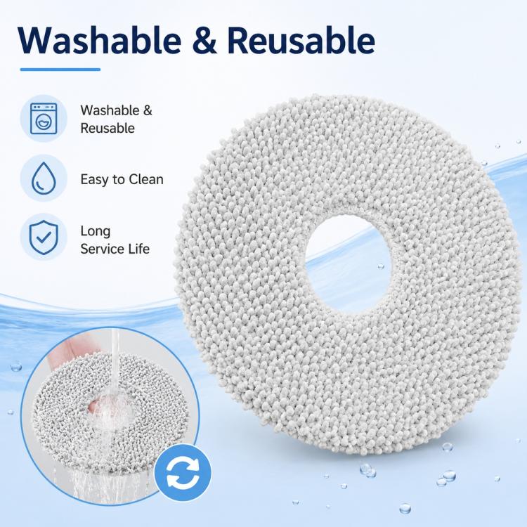 Replacement Accessories for Xiaomi Mijia 5C OV42CN Robot Vacuum Cleaner, Specification:Thick Stripe Mop Pad