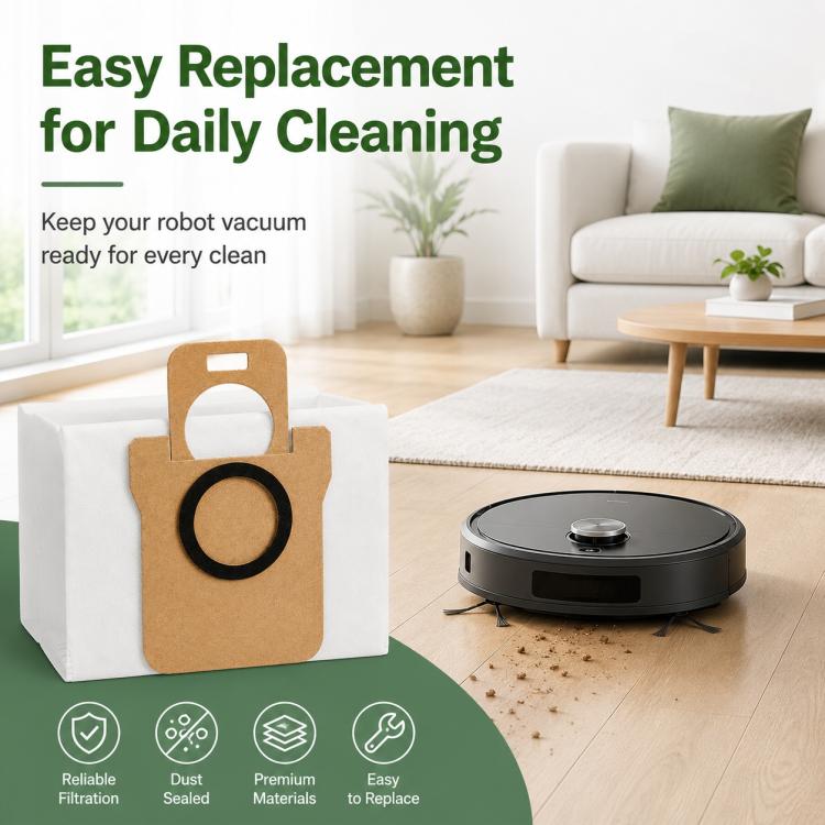 Replacement Accessories for Xiaomi Mijia 5C OV42CN Robot Vacuum Cleaner, Specification:Dust Bag