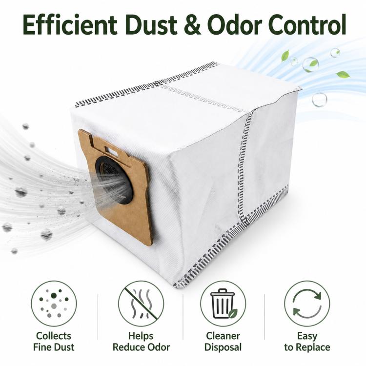 Replacement Accessories for Xiaomi Mijia 5C OV42CN Robot Vacuum Cleaner, Specification:Activated Carbon Dust Bag