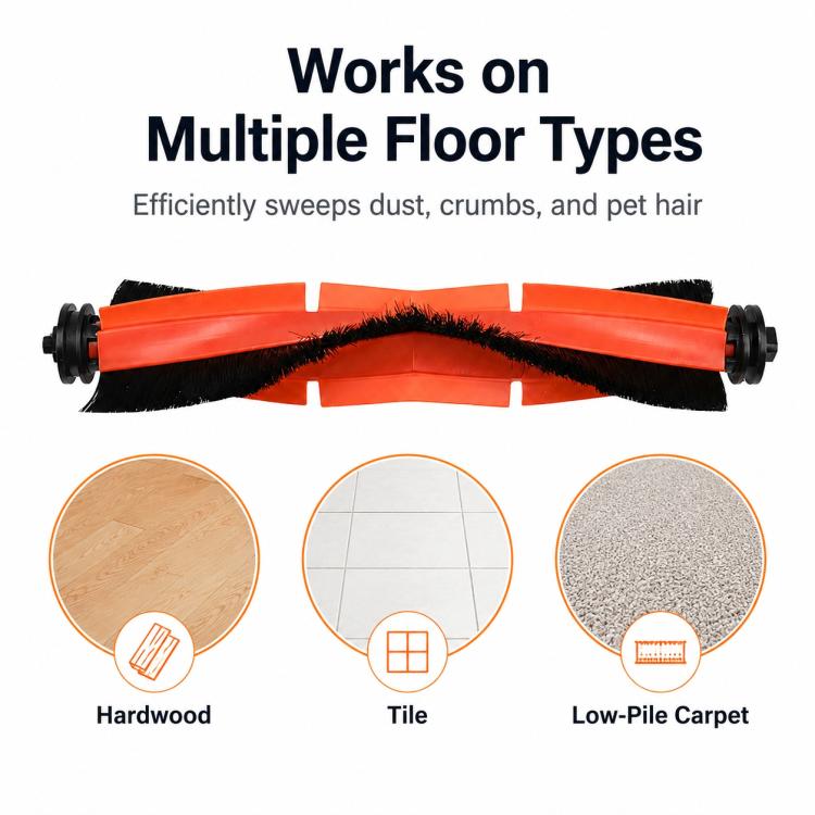 Replacement Accessories for Xiaomi Mijia M30 Robot Vacuum Cleaner, Specification:Main Brush