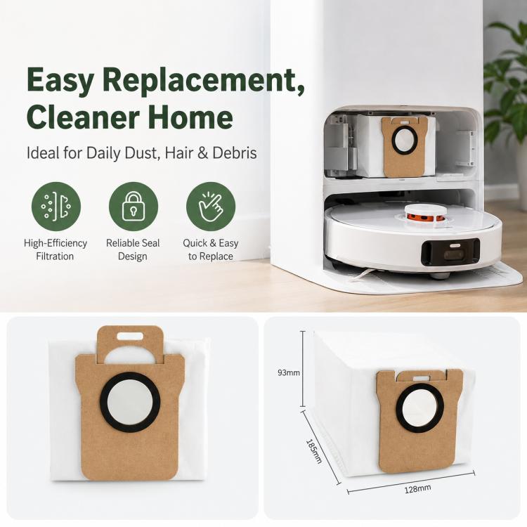 Replacement Accessories for Xiaomi Mijia M30 Robot Vacuum Cleaner, Specification:Dust Bag
