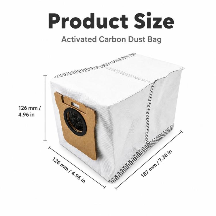 Replacement Accessories for Xiaomi Mijia M30 Robot Vacuum Cleaner, Specification:Activated Carbon Dust Bag