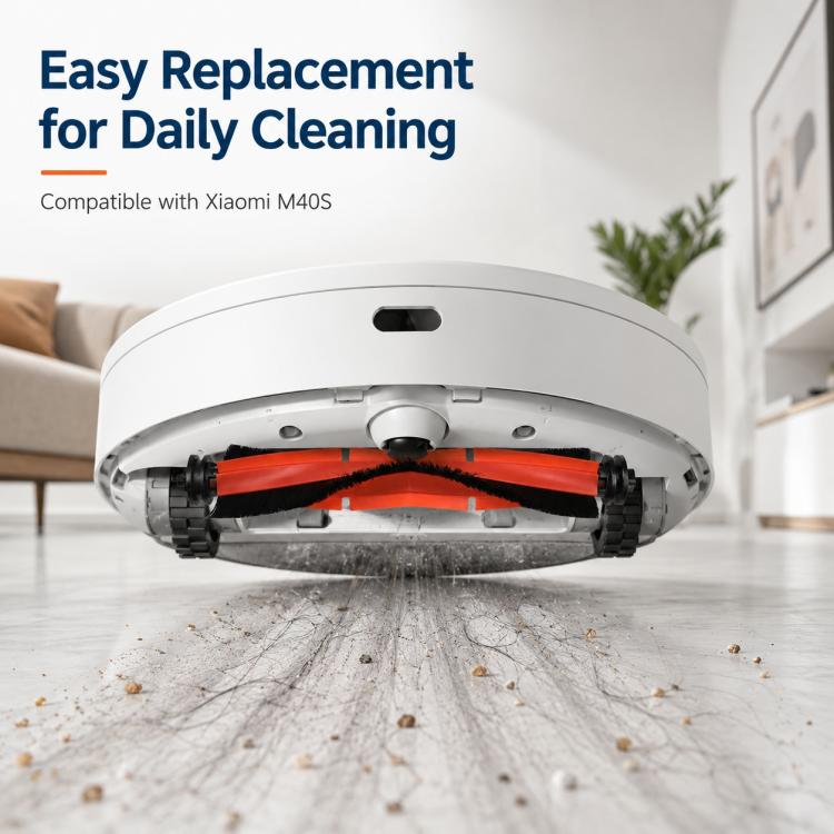 Replacement Accessories for Xiaomi Mijia M40 S Robot Vacuum Cleaner, Specification:Main Brush