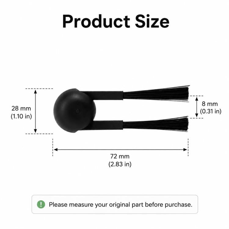 Replacement Accessories for Xiaomi Mijia M40 S Robot Vacuum Cleaner, Specification:Side Brush