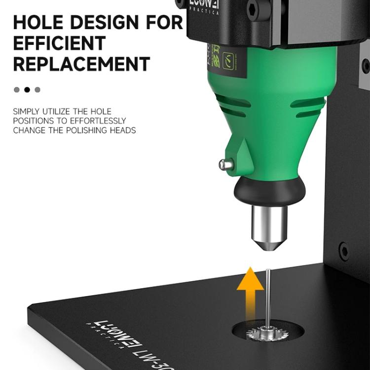 LUOWEI LW-305Pro Multifunctional Screen IC & Camera Outer Iron Ring Grinding Platform with Linear Guide, Plug:EU Plug
