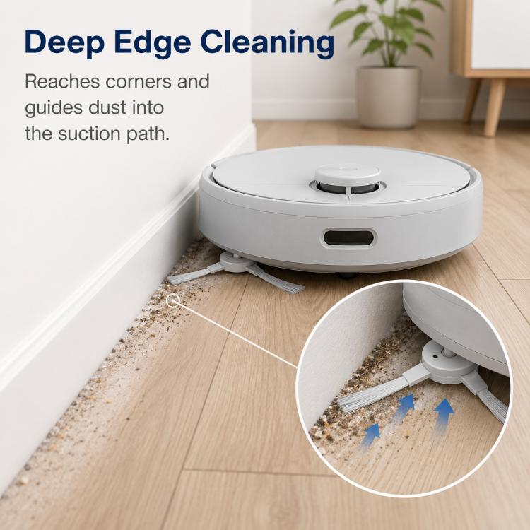Robot Vacuum Cleaner Replacement Accessories for Xiaomi Mijia Robot Vacuum Mop Pro, Specification:Triangle Side Brush