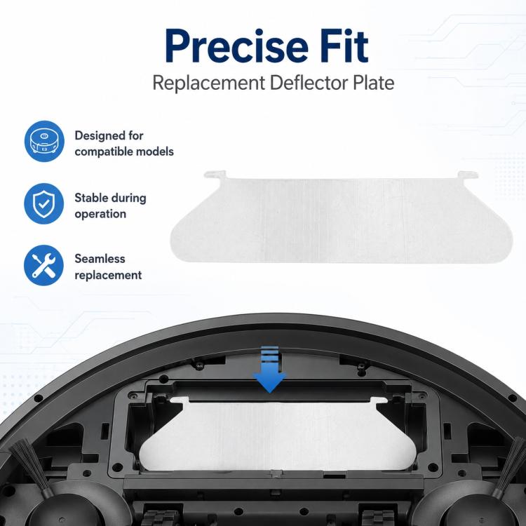 Robot Vacuum Cleaner Replacement Accessories for Xiaomi Mijia Robot Vacuum Mop Pro, Specification:Deflector Plate
