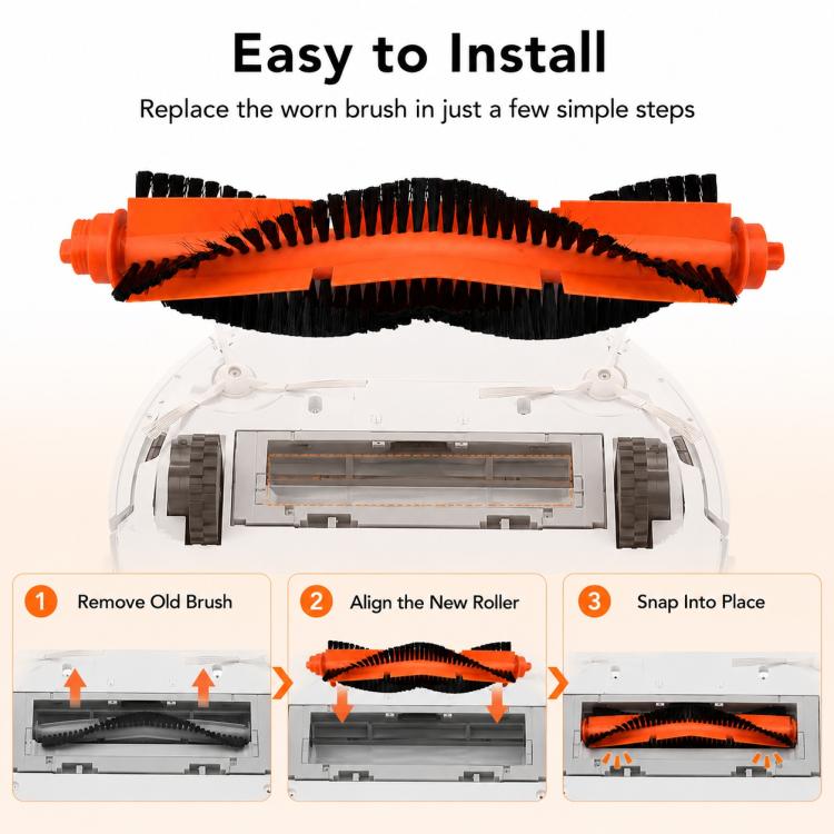 Robot Vacuum Cleaner Replacement Accessories for Xiaomi Mijia Robot Vacuum Mop 2, Specification:Main Brush