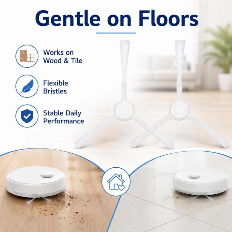 Robot Vacuum Cleaner Replacement Accessories for Xiaomi Mijia Robot Vacuum Mop 2, Specification:Dual Side Brush
