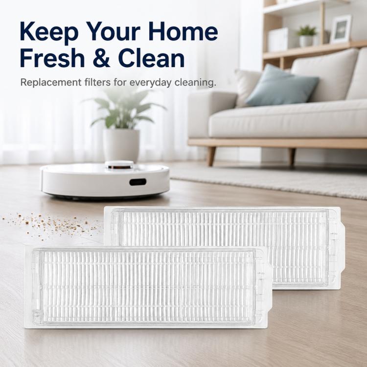 Robot Vacuum Cleaner Replacement Accessories for Xiaomi Mijia Robot Vacuum Mop 2, Specification:Dual Filter
