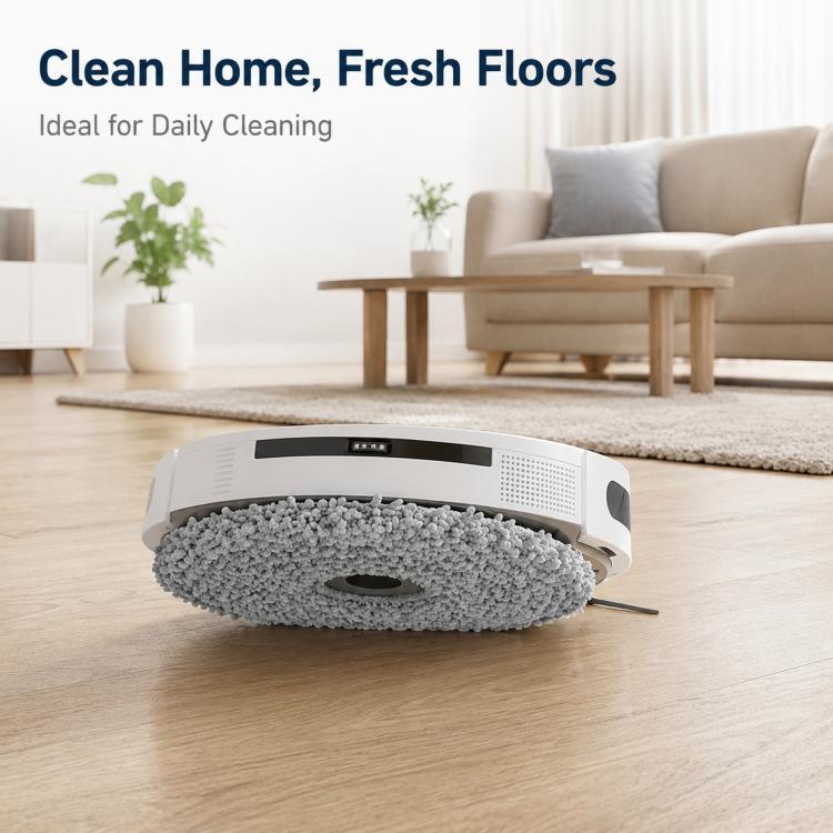 Robot Vacuum Cleaner Replacement Accessories for Xiaomi Mijia Robot Vacuum Mop 2, Specification:Dark Gray Mop Pad