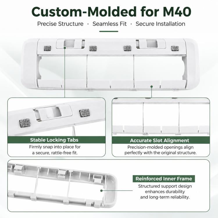 Replacement Accessories for Xiaomi Mijia M40 Robot Vacuum Cleaner, Specification:Main Brush Cover