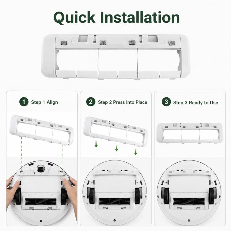 Replacement Accessories for Xiaomi Mijia M40 Robot Vacuum Cleaner, Specification:Main Brush Cover