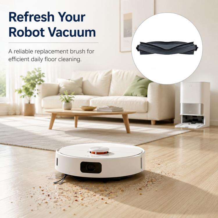 Replacement Accessories for Xiaomi Mijia M40 Robot Vacuum Cleaner, Specification:Rubber Roller Brush