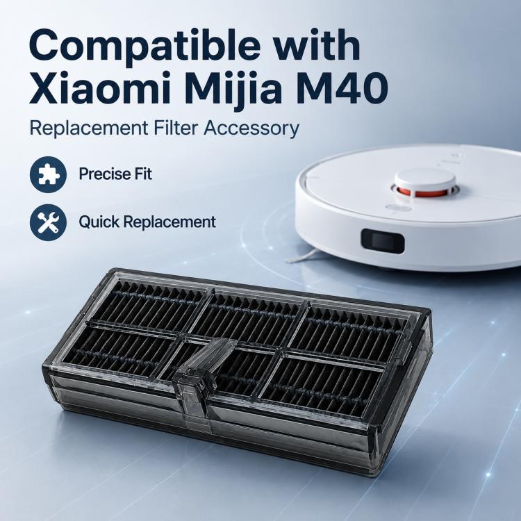 Replacement Accessories for Xiaomi Mijia M40 Robot Vacuum Cleaner, Specification:Filter
