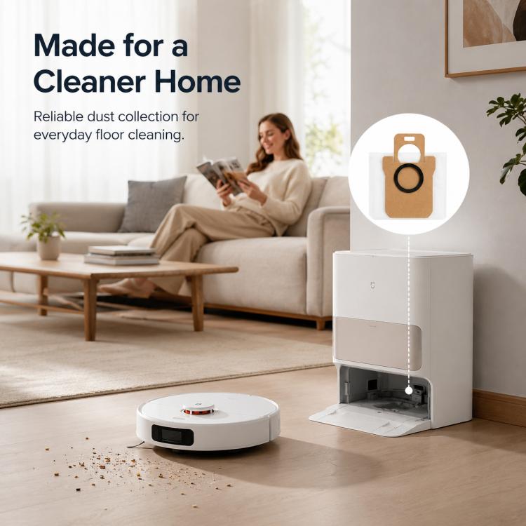 Replacement Accessories for Xiaomi Mijia M40 Robot Vacuum Cleaner, Specification:Dust Bag