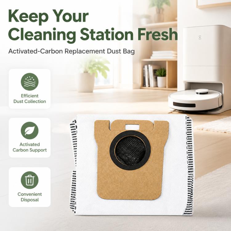 Replacement Accessories for Xiaomi Mijia M40 Robot Vacuum Cleaner, Specification:Activated Carbon Dust Bag