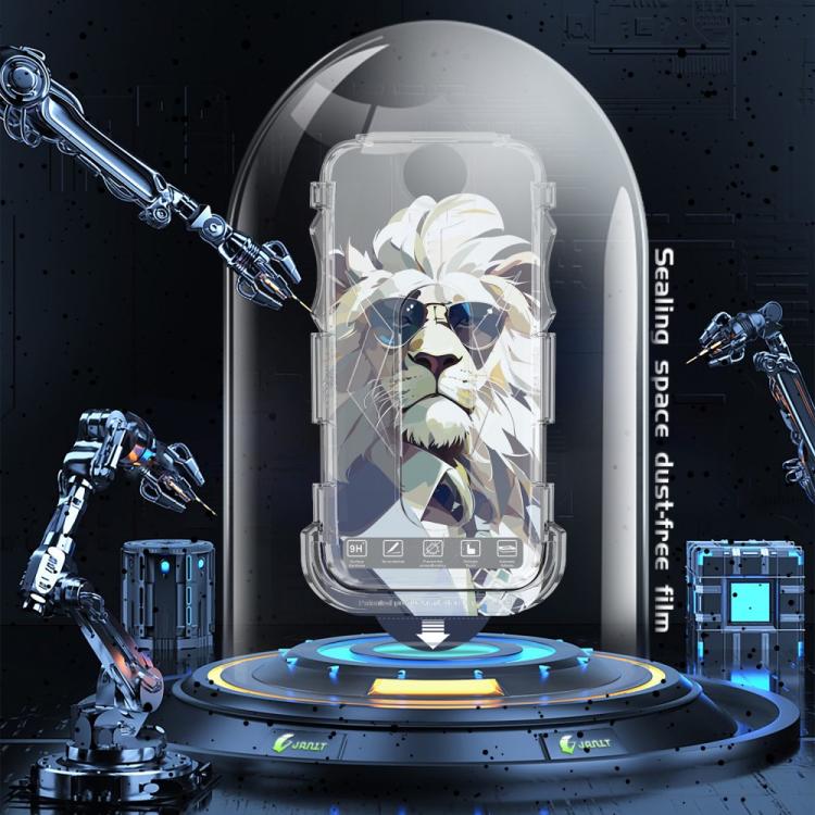 For iPhone XS / X 10pcs Easy Install Dust-proof Box HD Tempered Glass Film with Lens Film