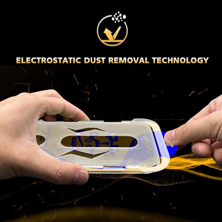 For iPhone 17e / 16e / 14 / 13 Pro 10pcs MEIDELE Easy Install Dust-proof Box Privacy Tempered Glass Film