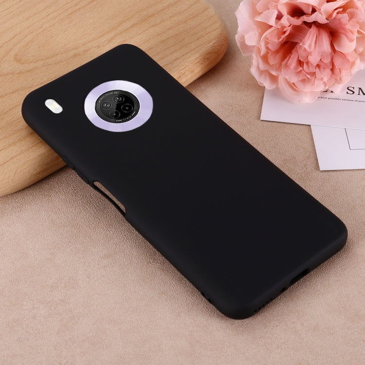 For Huawei Y9a Pure Color Liquid Silicone Shockproof Full Coverage Case