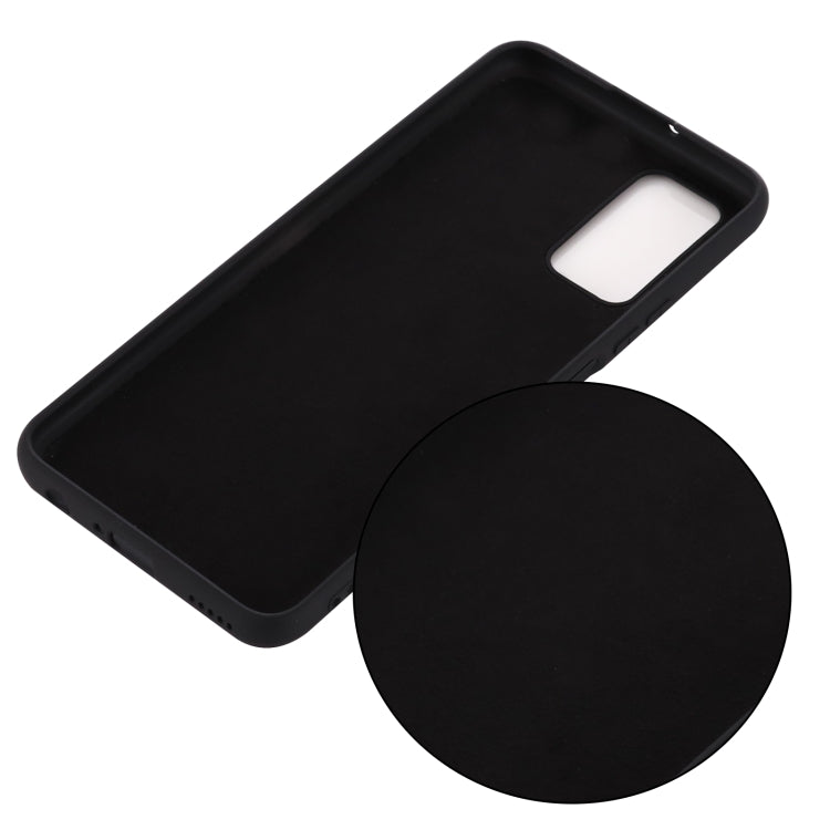 For Samsung Galaxy M51 (Indian Version) Pure Color Liquid Silicone Shockproof Full Coverage Case