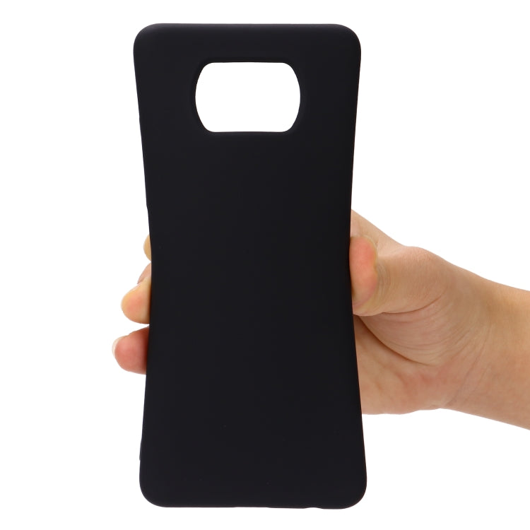 For Xiaomi Poco X3 NFC Pure Color Liquid Silicone Shockproof Full Coverage Case